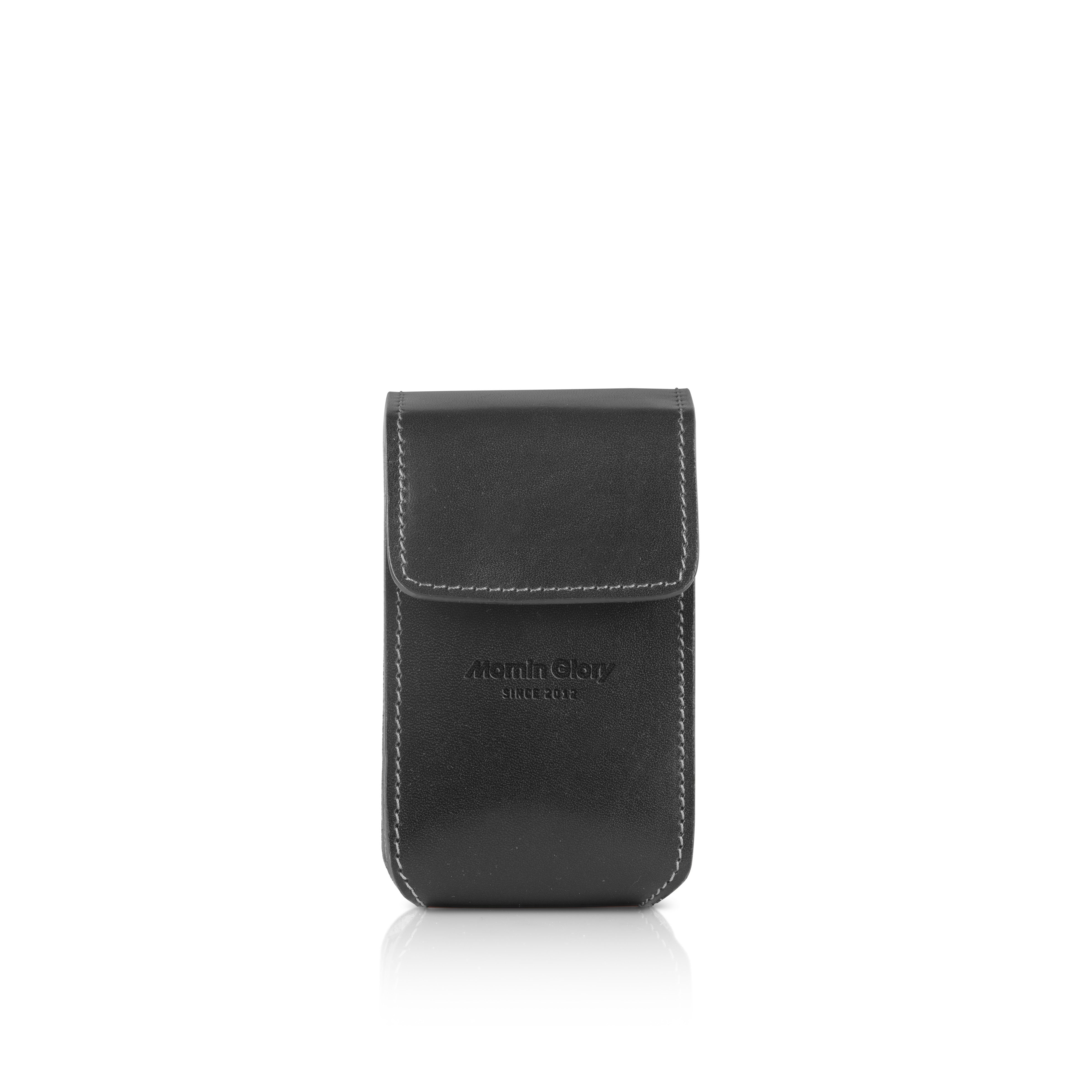 Platinum Reiserasierset im schwarzen Etui aus toskanischem Leder - Mornin' Glory