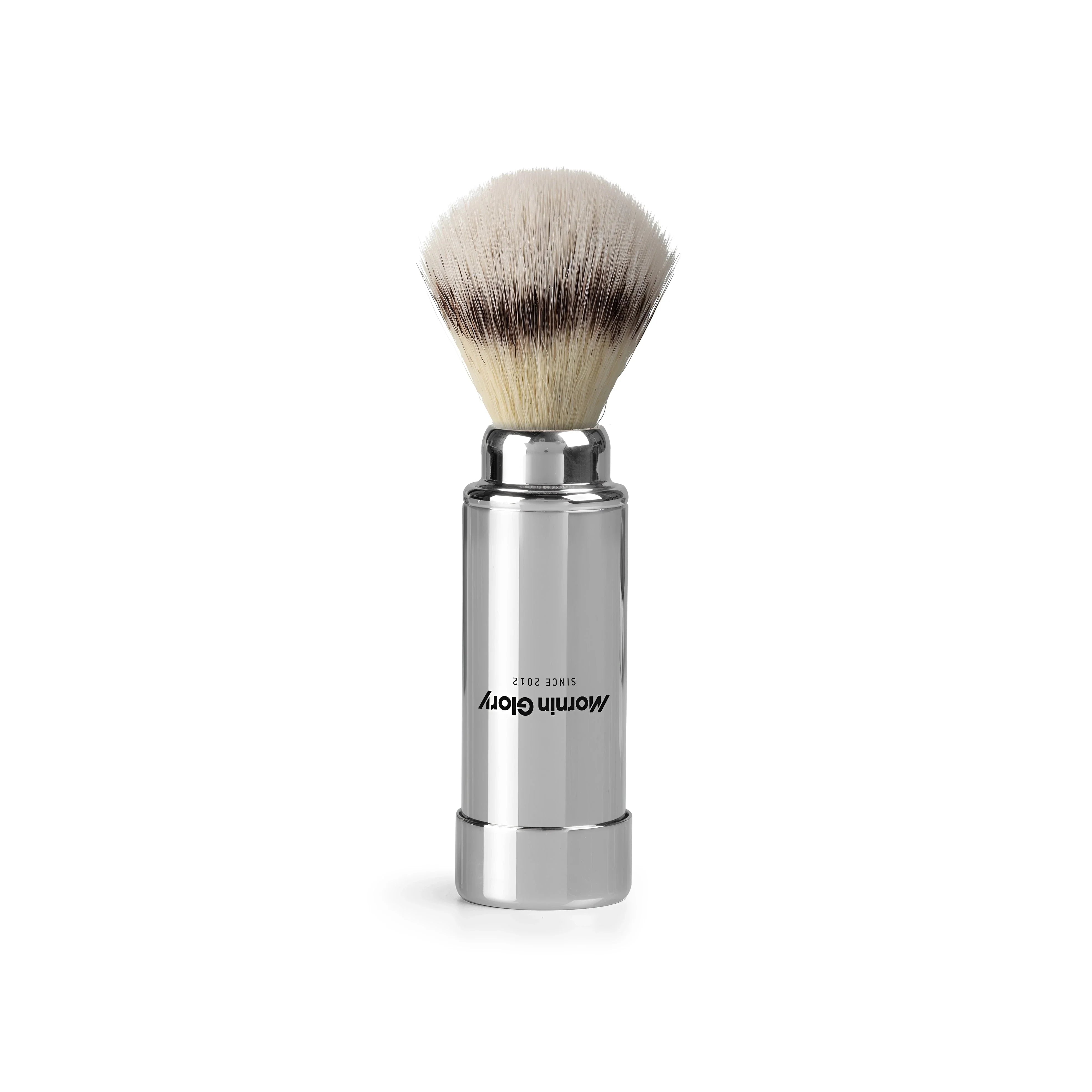 Platinum Zweiteiliger Reiserasierpinsel aus verchromtem Metall - Mornin' Glory