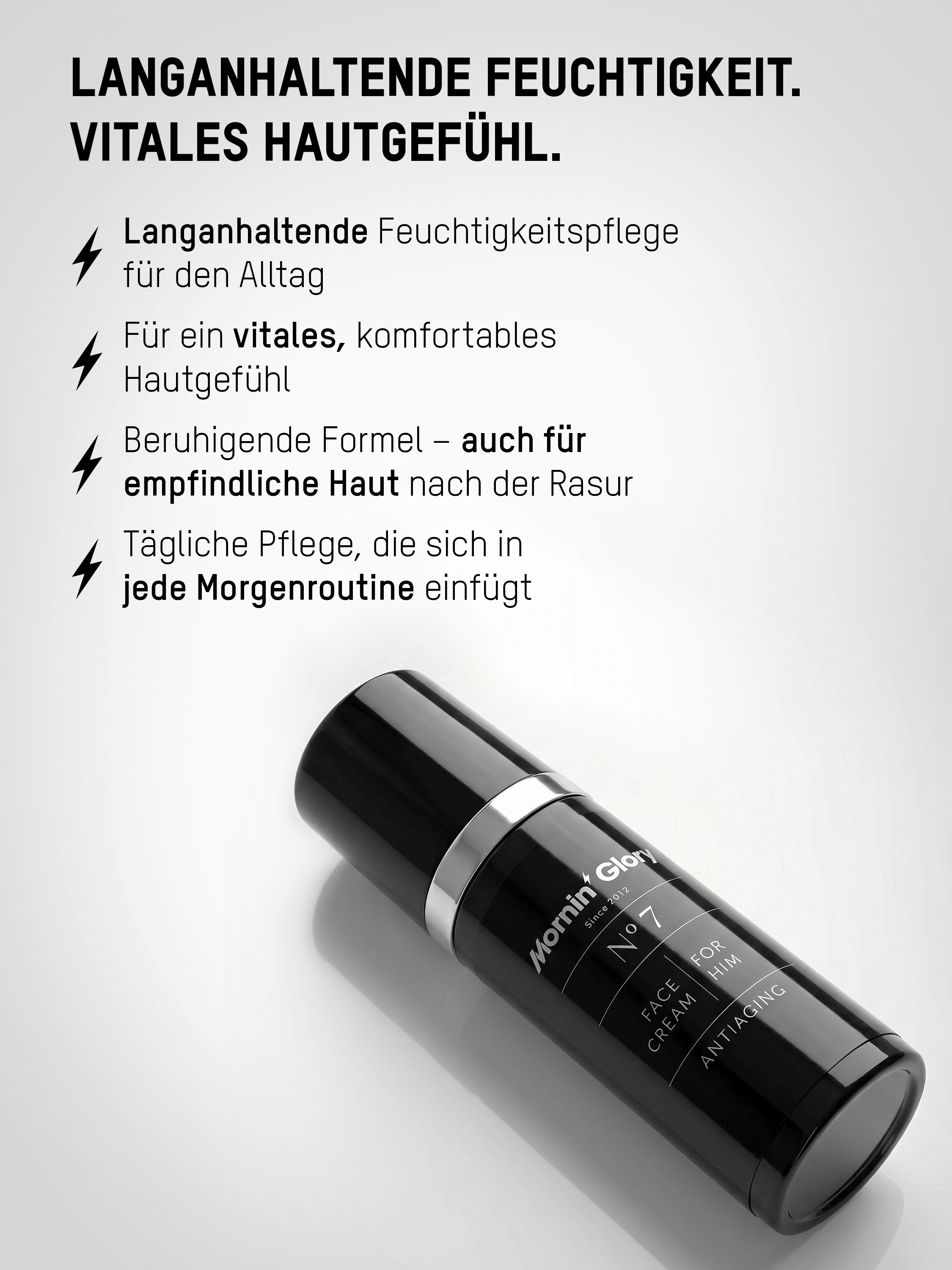 Mornin’ Glory N°7 – Anti-Falten Gesichtscreme für Männer