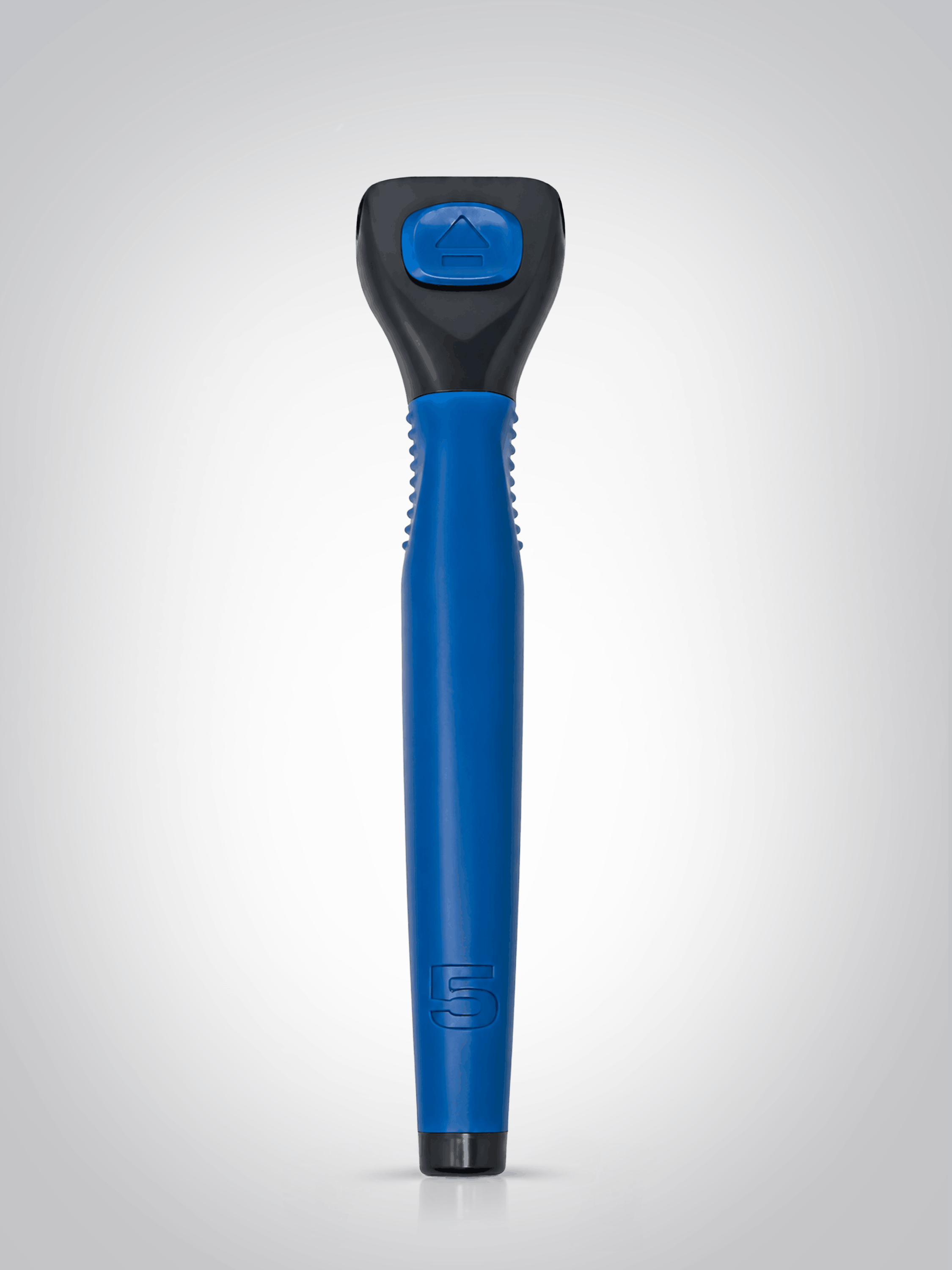 Mornin' Glory Body Rasiergriff in Blau und Schwarz für präzise, komfortable und kontrollierte Körperrasuren.